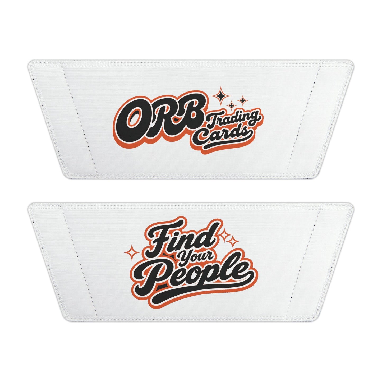 Slide Sandals — "Find Your People" Removable-Strap White Slides