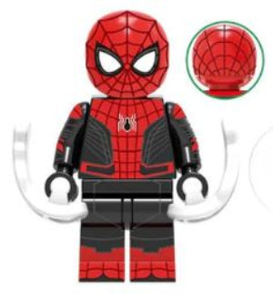 Spider-Man Custom Minifig in Red and Black Suit