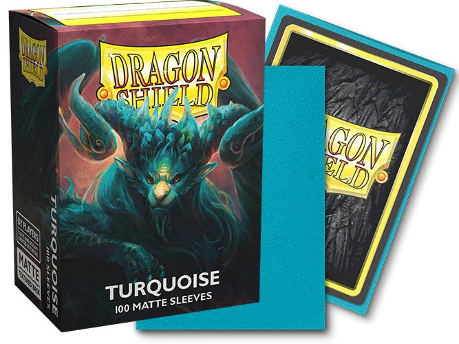 Dragon Shield Matte - Turquoise (100-Pack)