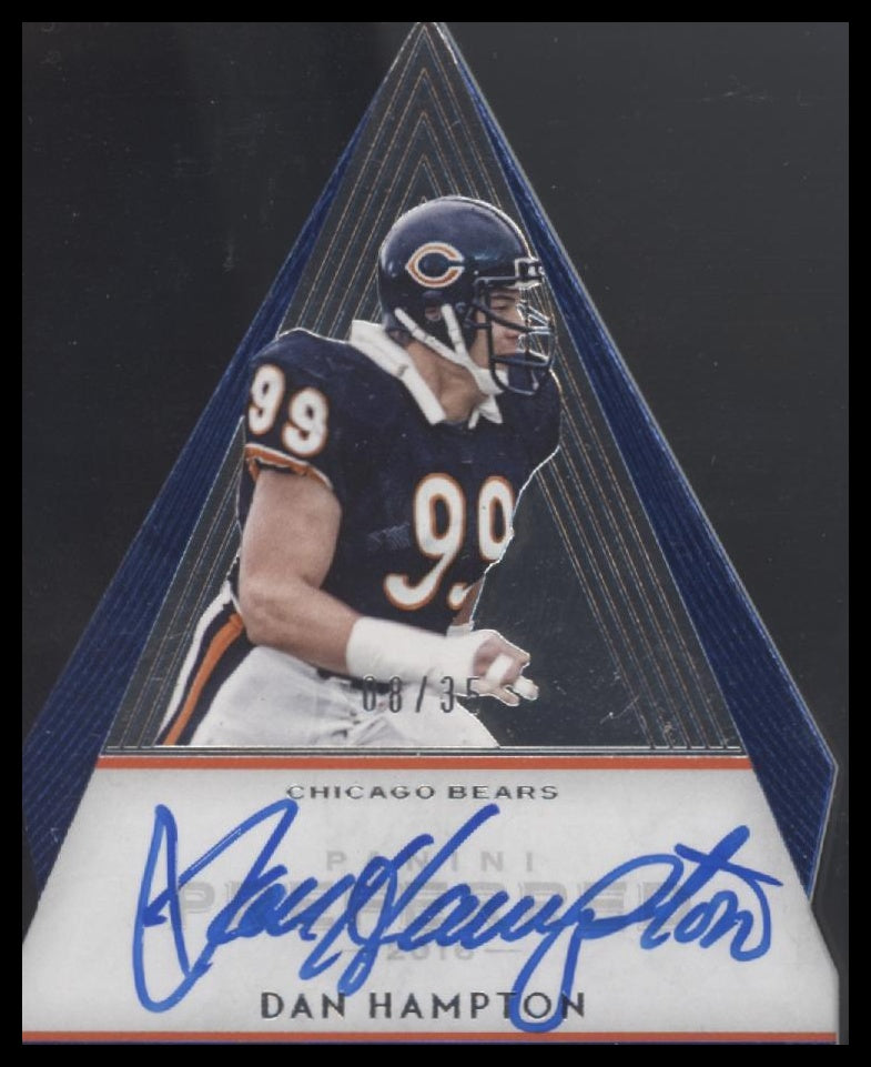 2016 Panini Preferred #116 Dan Hampton Blue #/35