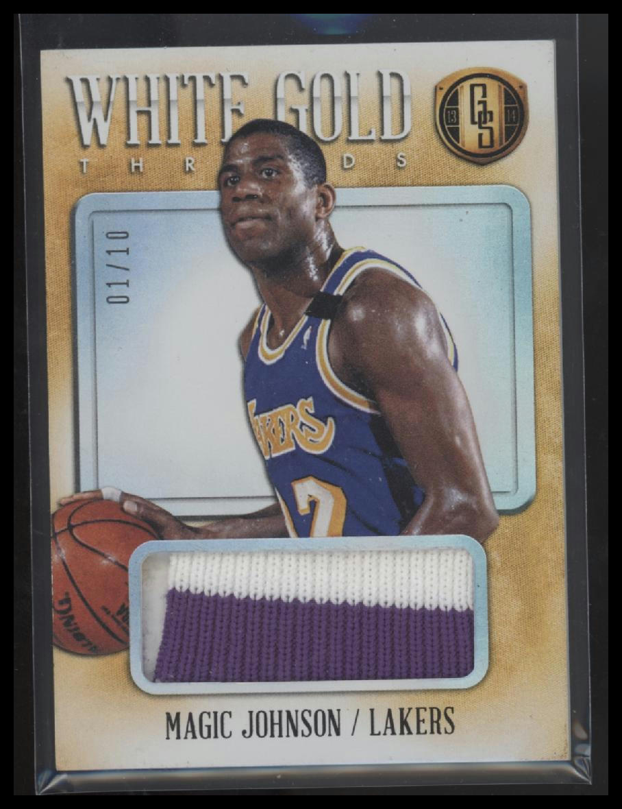 2014-15 Panini Gold Standard Magic Johnson - Patch - 1/10
