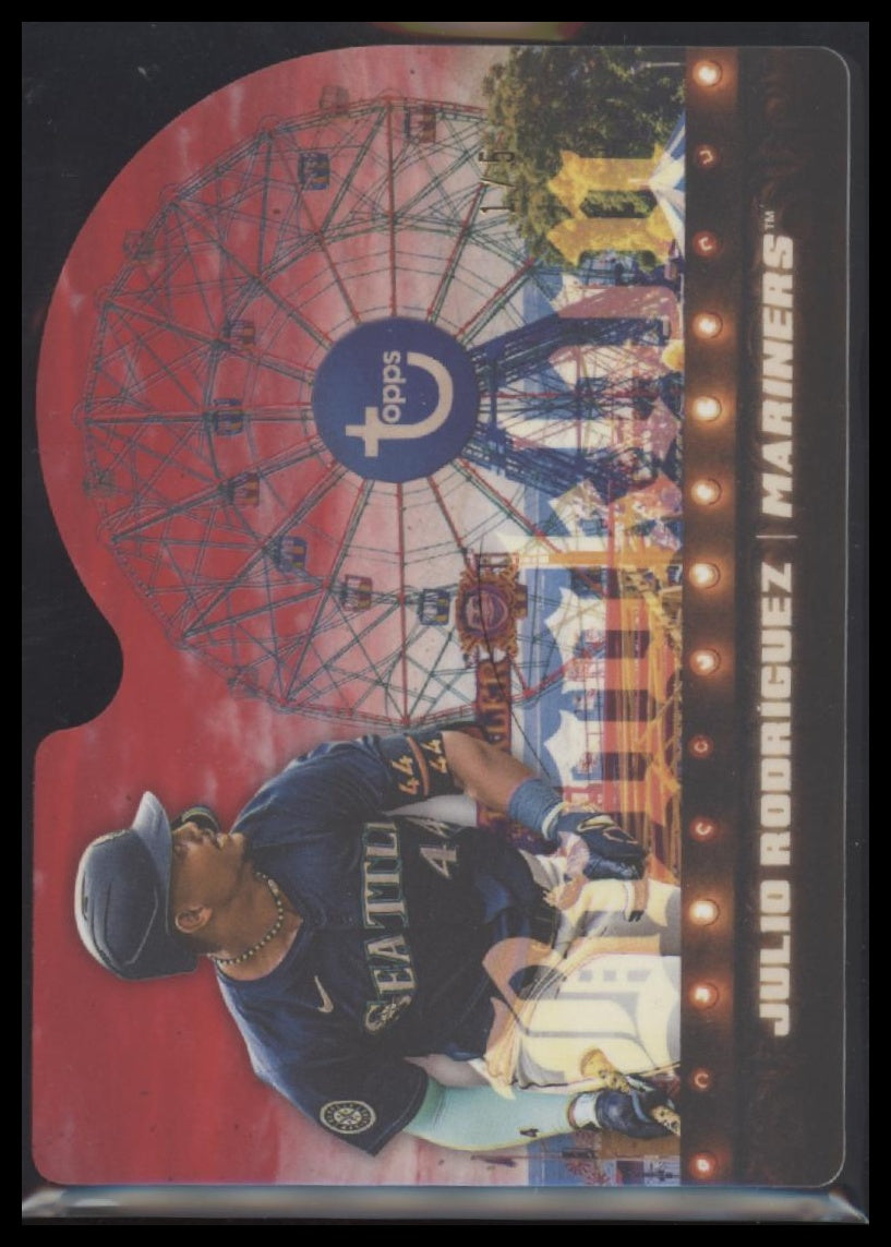 2024 Topps Brooklyn Collection #31 Julio Rodríguez Brooklyn Die Cut Red #/5