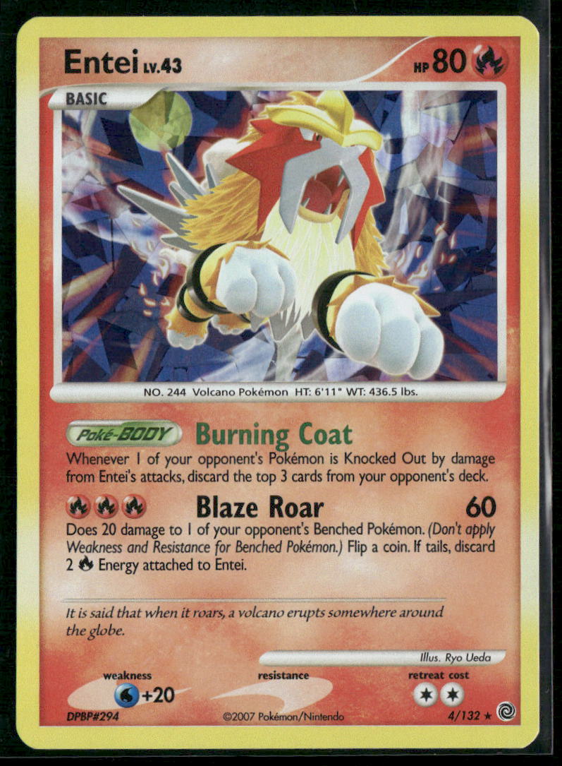 Pokemon Secret Wonders #4/132 Entei
