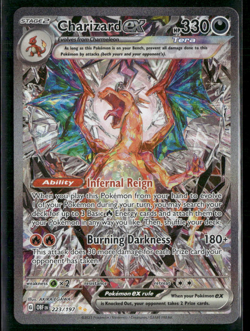 Pokemon SV03: Obsidian Flames #223/197 Charizard ex