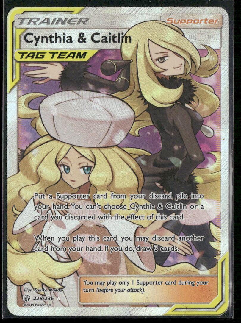 Cynthia & Caitlin (Full Art) SM - Cosmic Eclipse #228/236