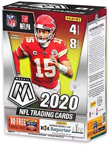 2020 年帕尼尼马赛克 NFL 橄榄球 BLASTER 盒