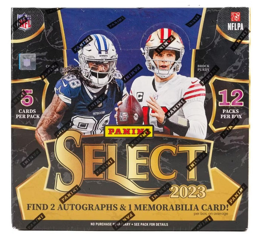 Caja de pasatiempos de fútbol Panini Select 2023