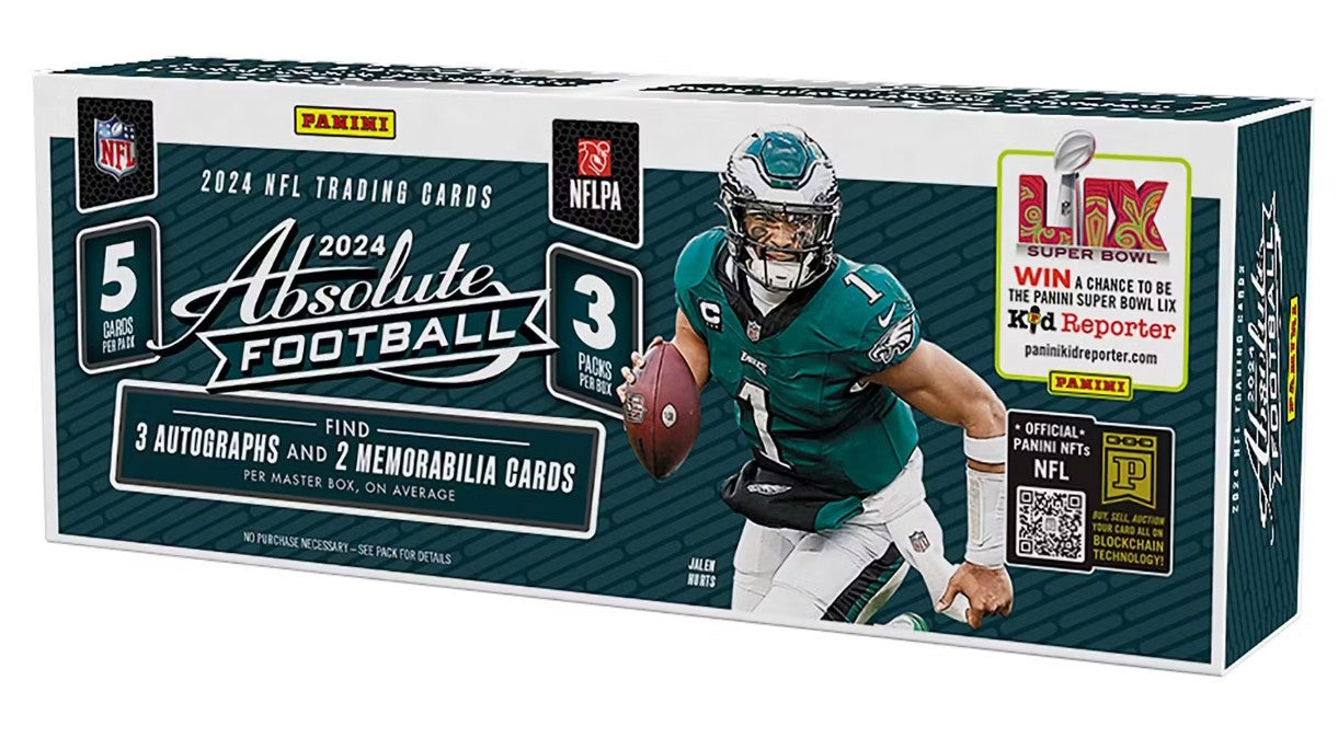 Caja de pasatiempos de fútbol Panini Absolute 2024