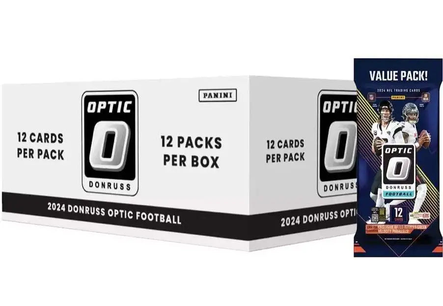 2024 Panini Donruss Optic Football Jumbo Value 12-Pack Box