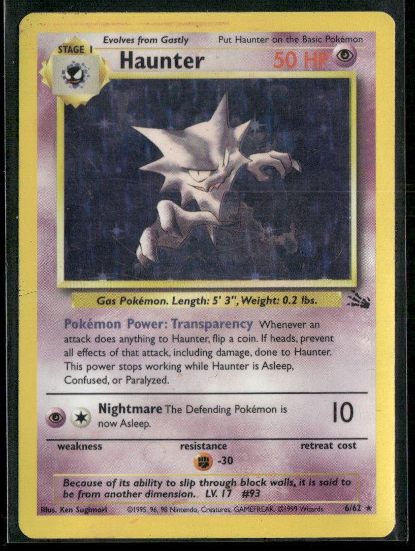 Haunter (6) Fossil #06/62