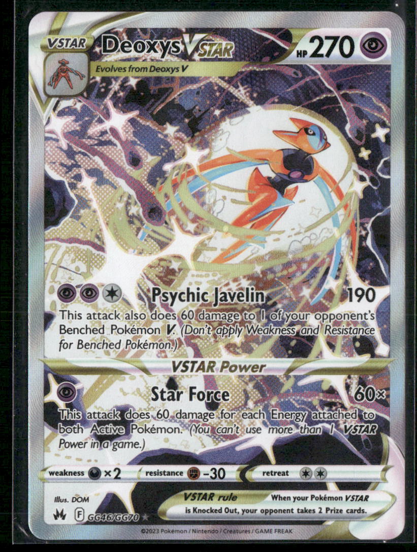 Deoxys VSTAR Crown Zenith: Galarian Gallery #GG46/GG70