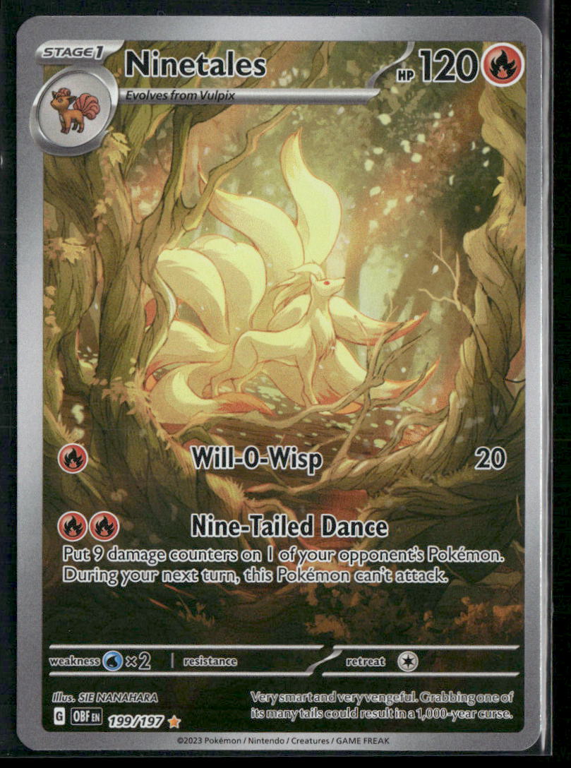 Ninetales -199/197 SV03: Obsidian Flames #199/197