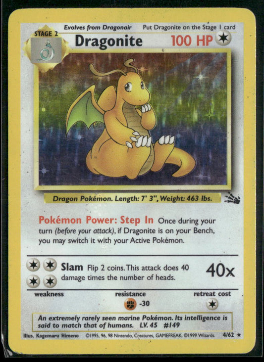 Dragonite (4) Fossil #04/62