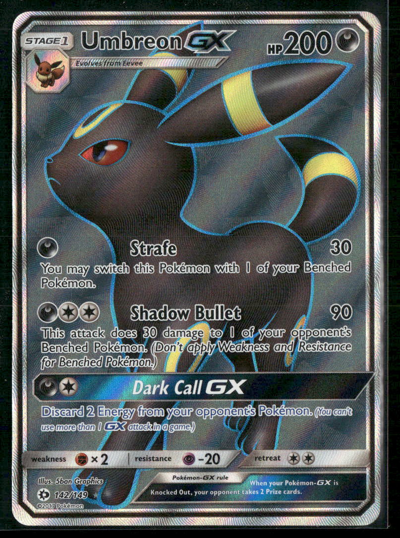 Umbreon GX (Full Art) SM Base Set #142/149