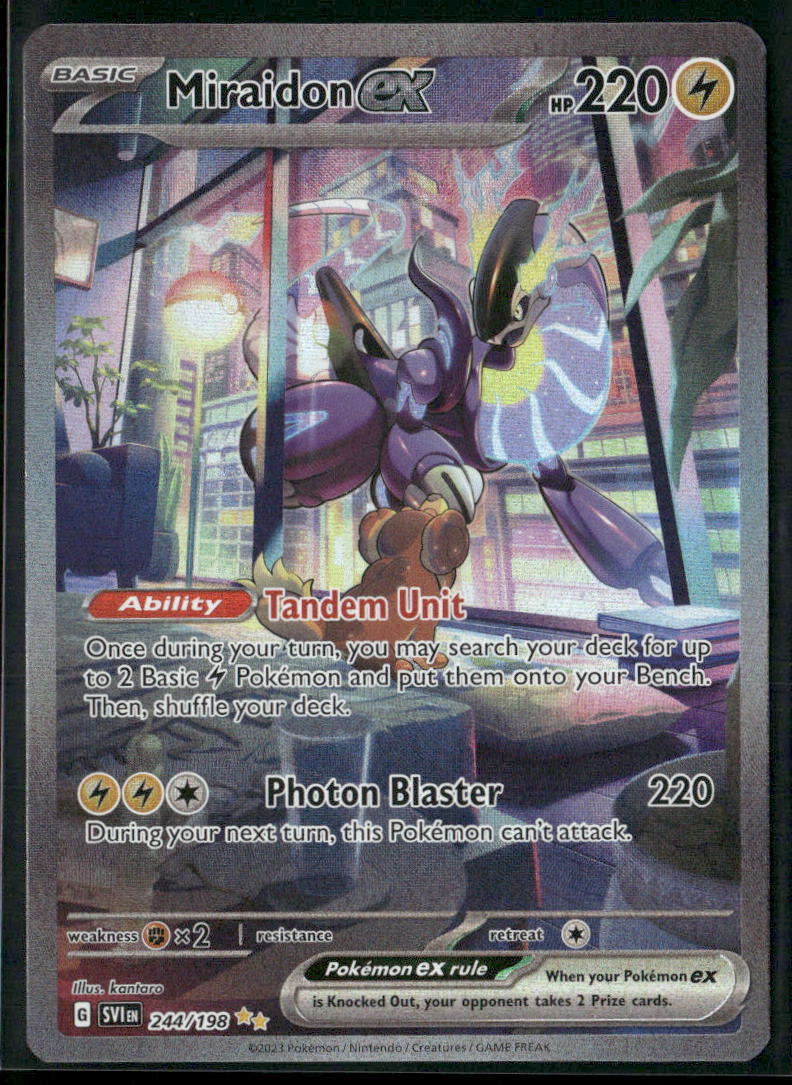 Miraidon ex SV01: Scarlet & Violet Base Set #244/198