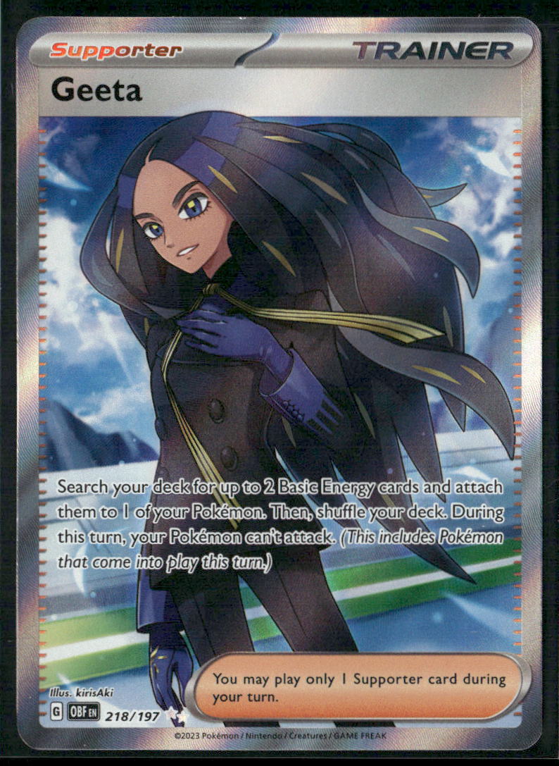 Geeta SV03: Obsidian Flames #218/197