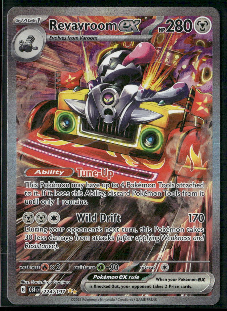 Revavroom ex SV03: Obsidian Flames #224/197