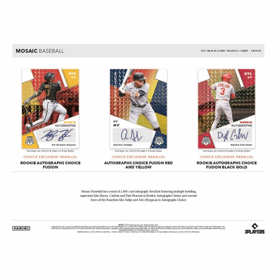 2021 Panini Mosaic Baseball Hobby box