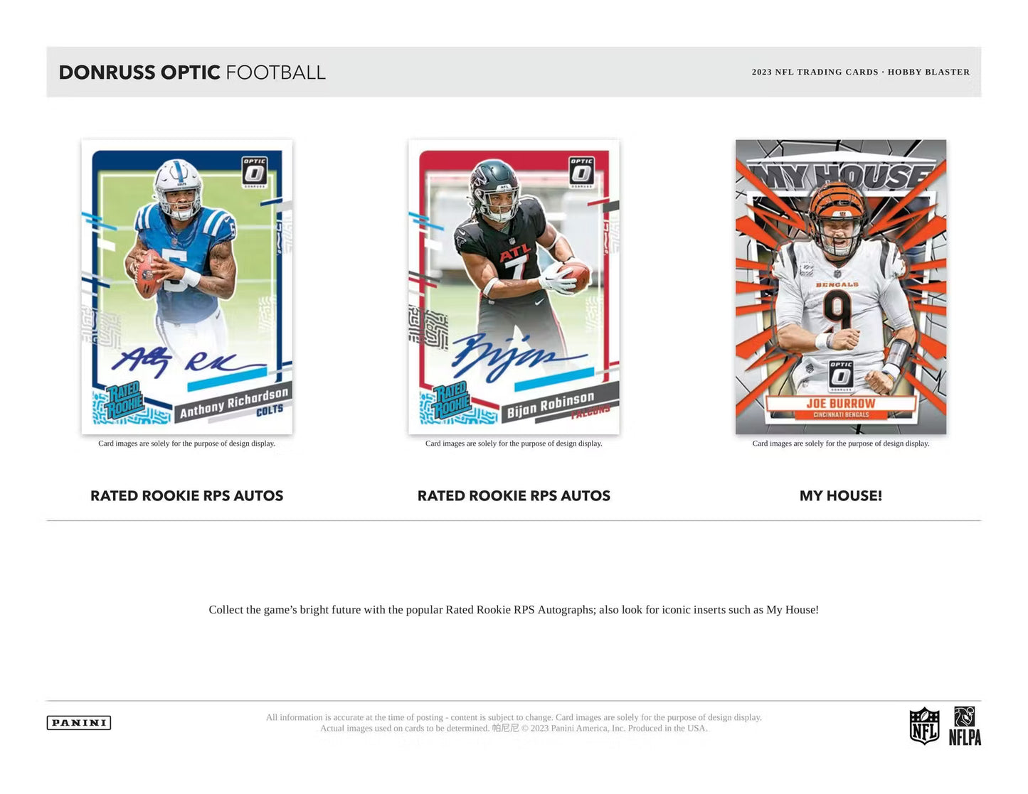 2023 Panini Donruss Optic Football 6-Pack Blaster Box