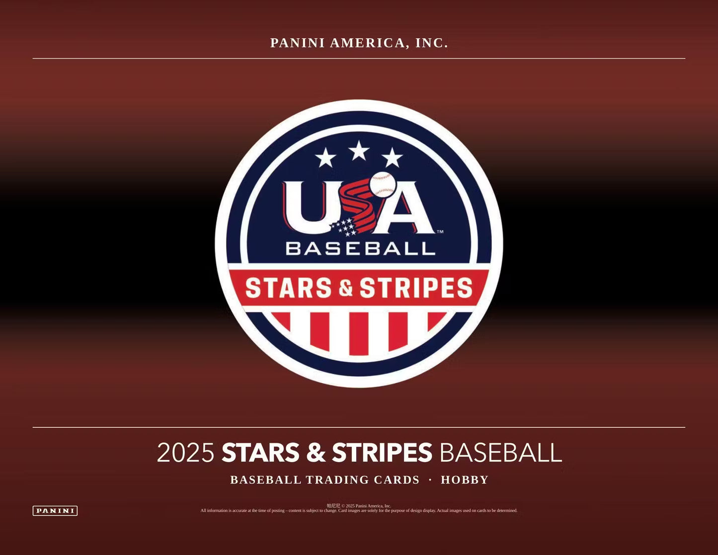 2025 Panini USA Stars & Stripes Baseball Hobby Box
