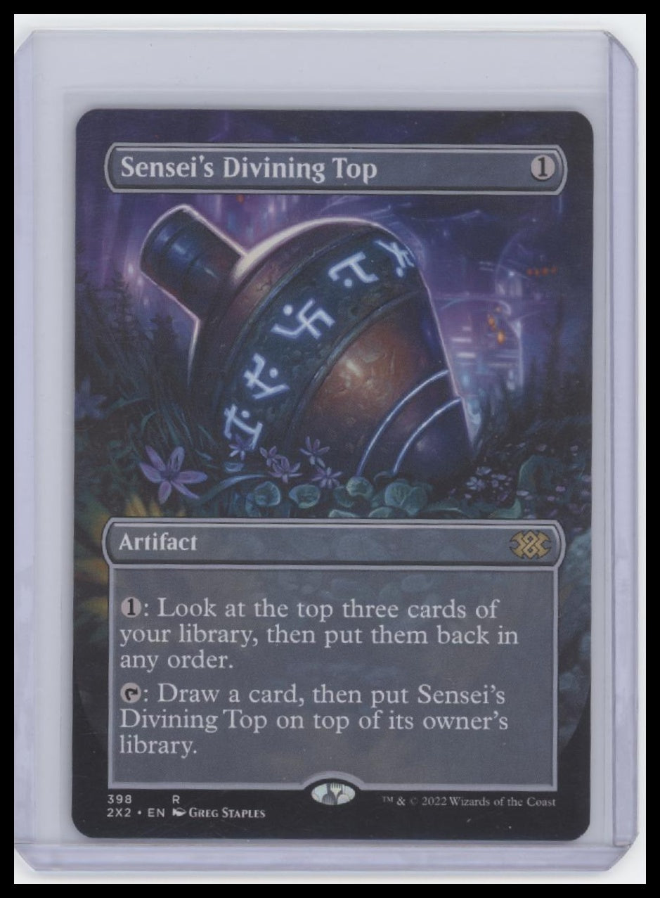 Sensei's Divining Top (Borderless) Double Masters 2022 #398