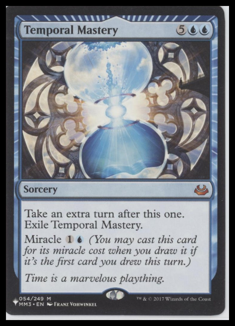 Temporal Mastery Modern Masters 2017 #54 - Front