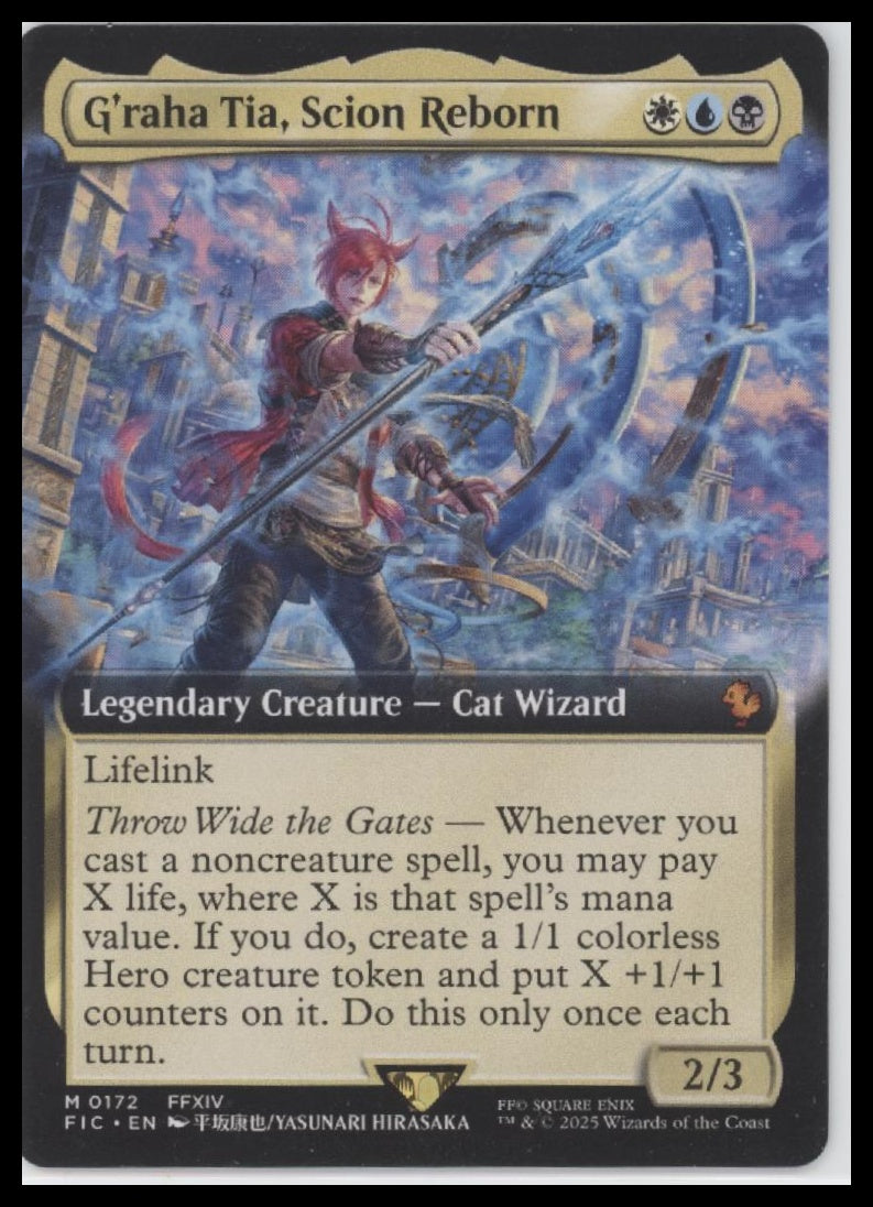 G'raha Tia, Scion Reborn (Extended Art) Commander: FINAL FANTASY #172 - Front