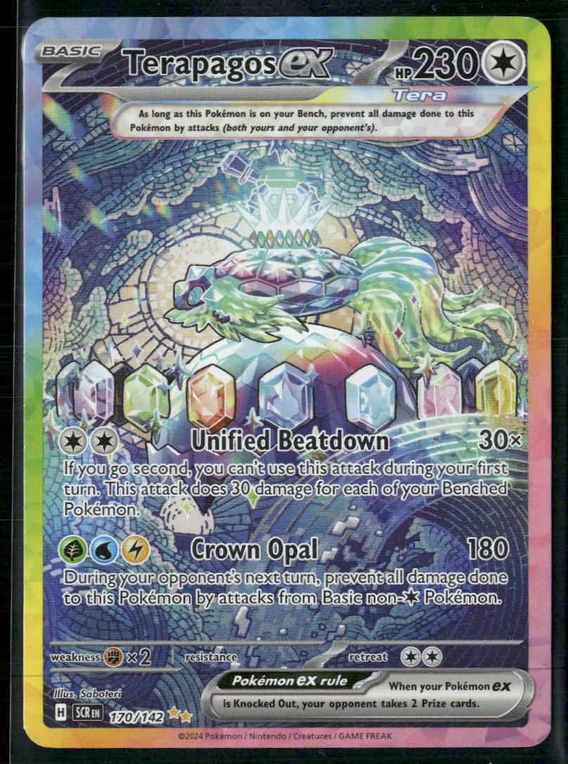 Terapagos ex SV07: Stellar Crown #170/142 - Front