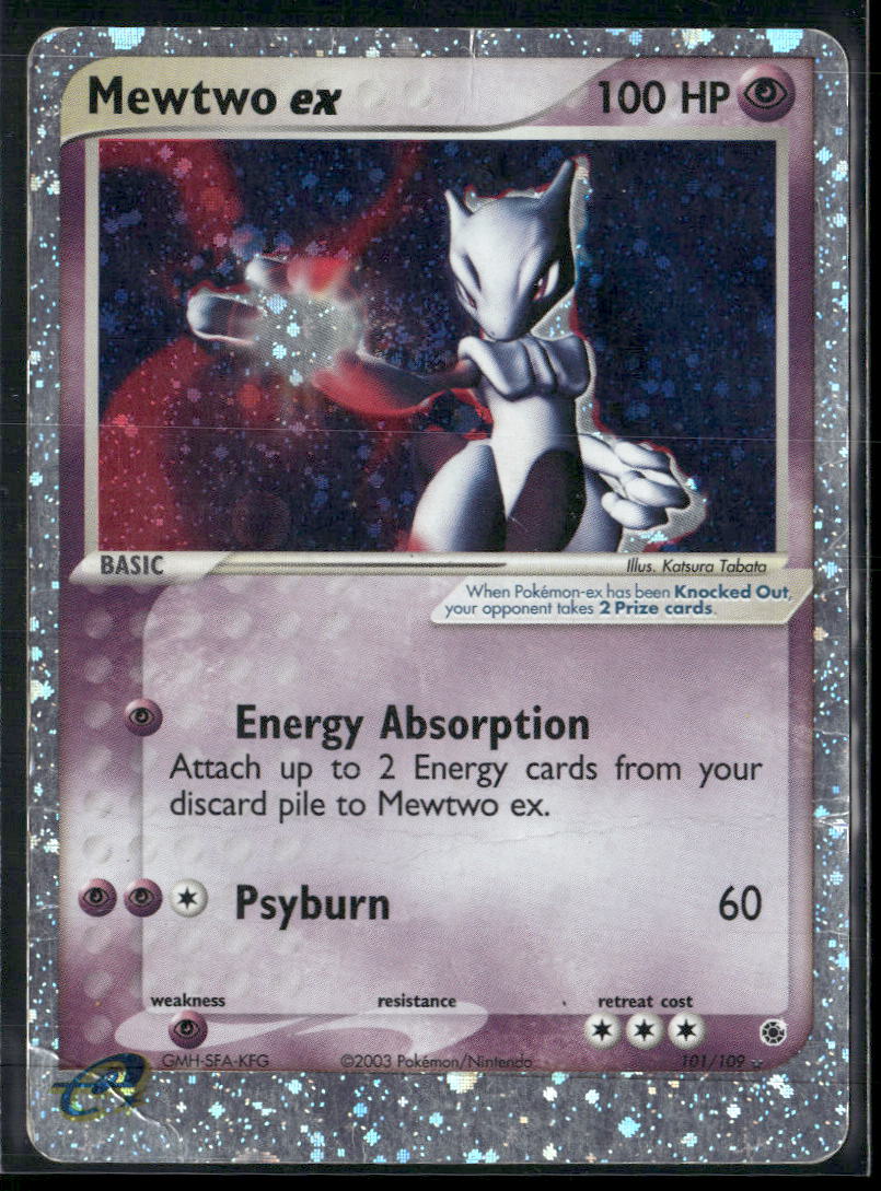 Mewtwo ex Ruby and Sapphire #101/109 - Front