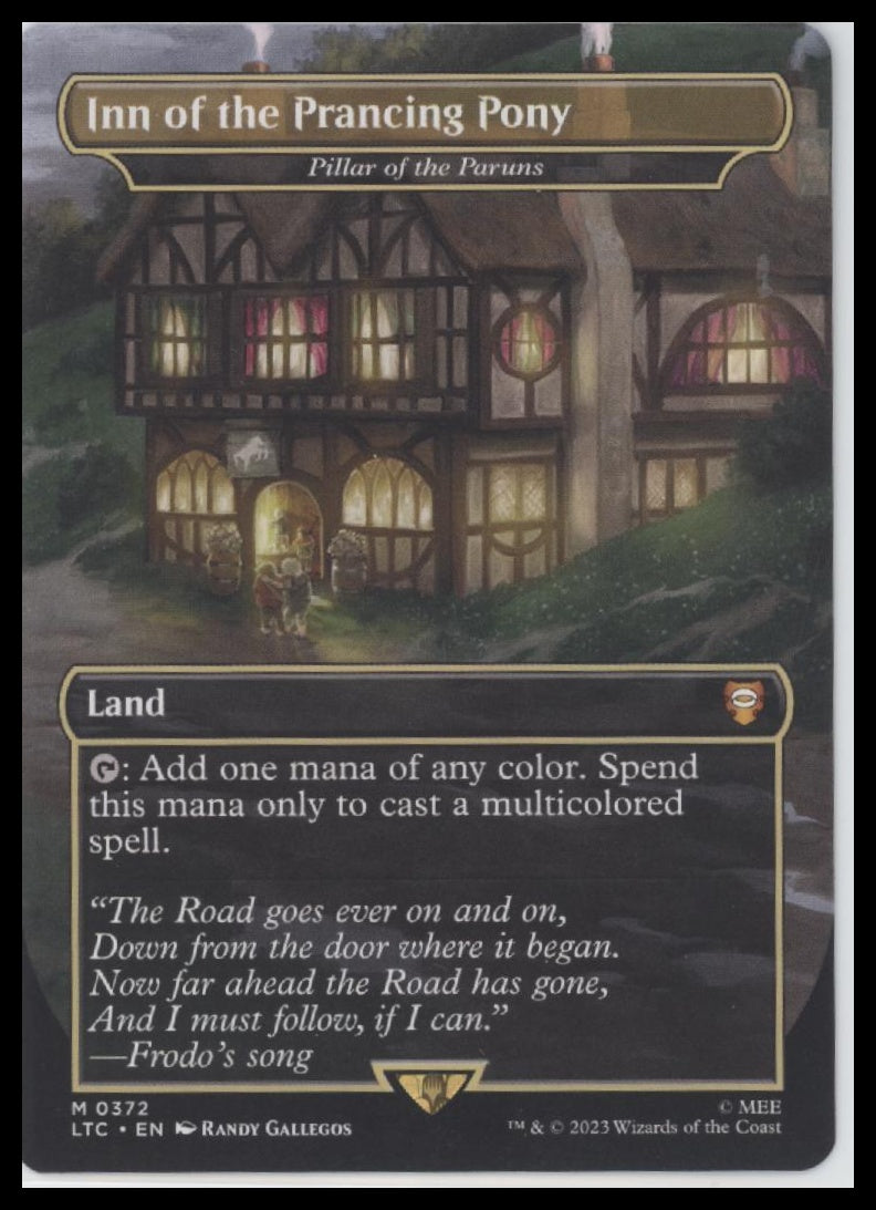 Inn of the Prancing Pony Commander: The Lord of the Rings: #372 - Front