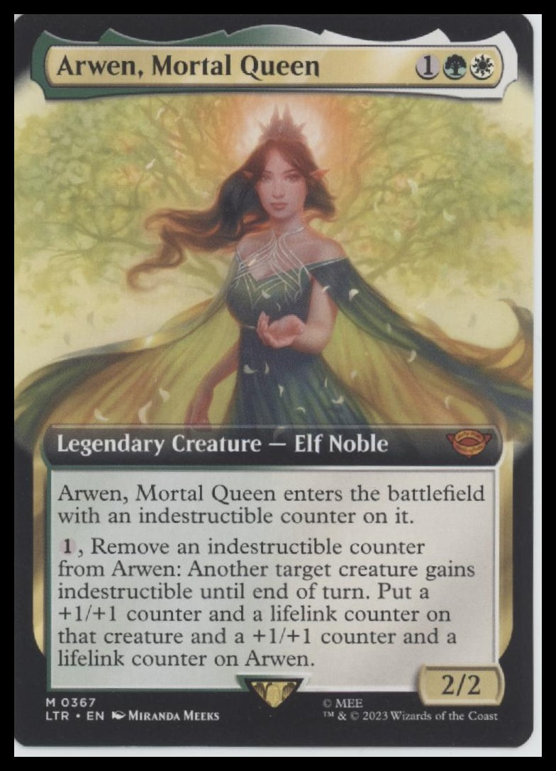 Arwen, Mortal Queen (Extended Art) #367 - Front