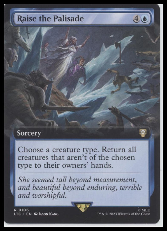 Raise the Palisade (Extended Art) The Lord of the Rings #106 - Front