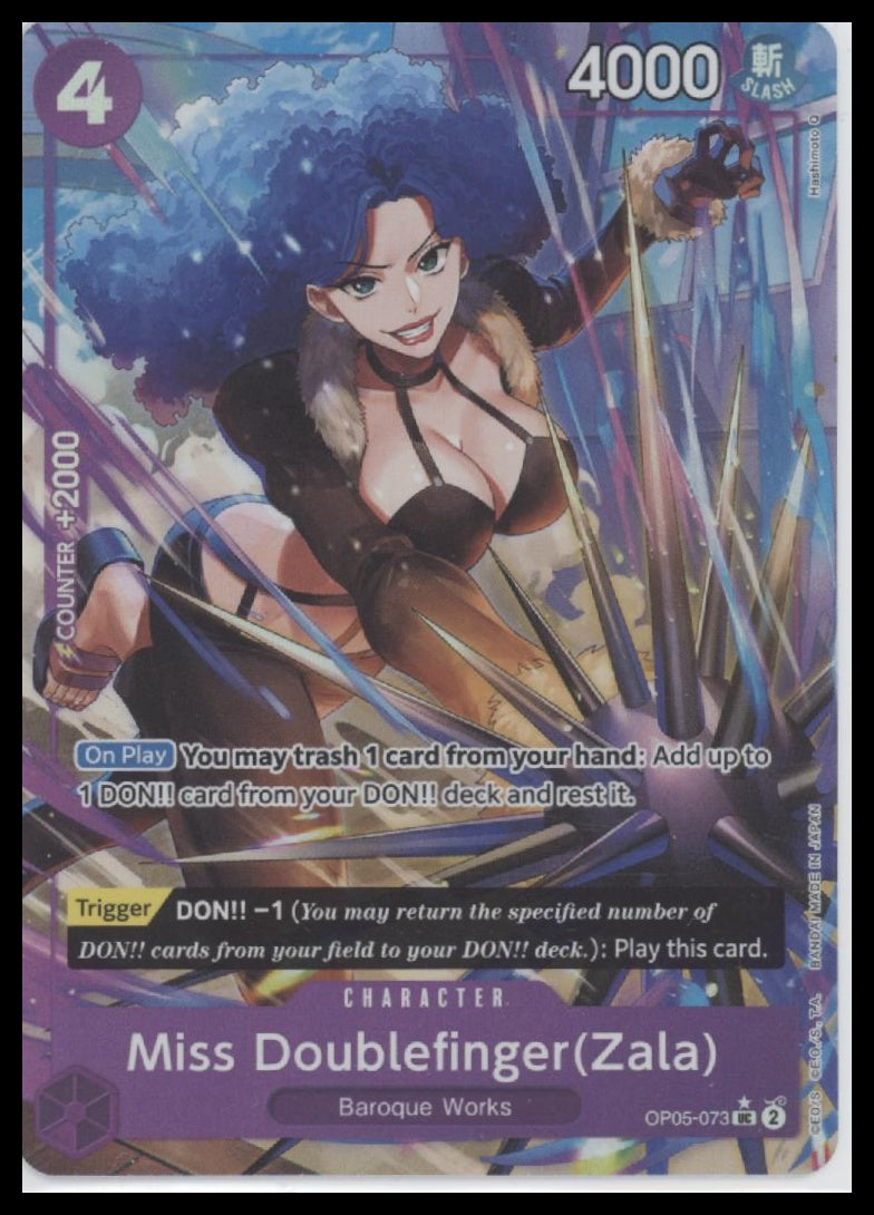 Miss Doublefinger(Zala) Awakening of the New Era #OP05-073 - Front