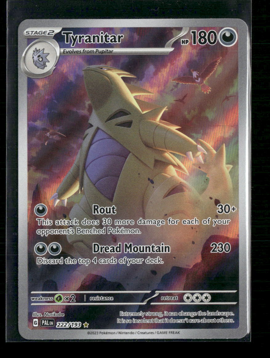 Tyranitar SV02: Paldea Evolved #222/193 - Front