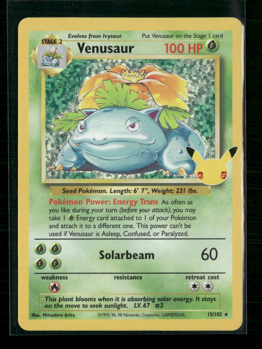 Venusaur Celebrations: Classic Collection #15/102 - Front