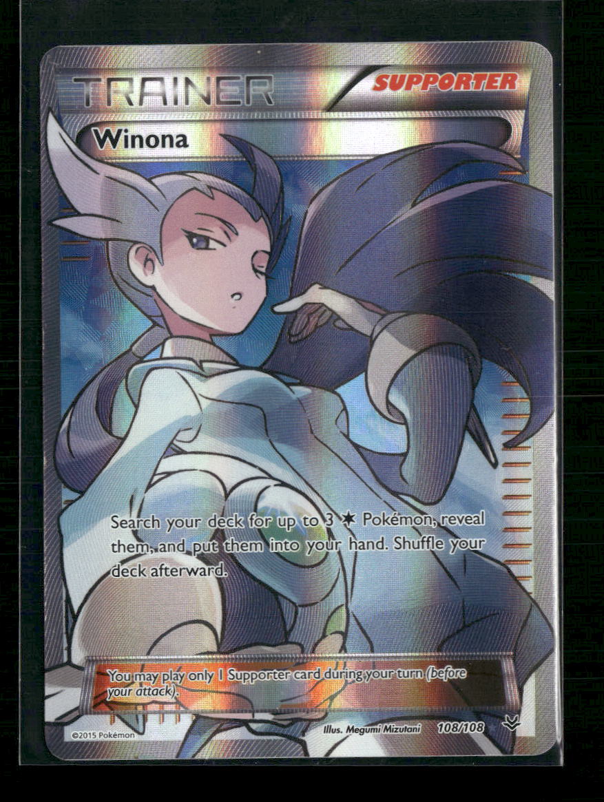 Winona (108 Full Art) XY - Roaring Skies #108/108 - Front