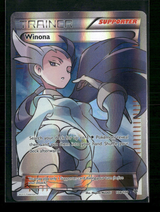 Winona (108 Full Art) XY - Roaring Skies #108/108 - Front