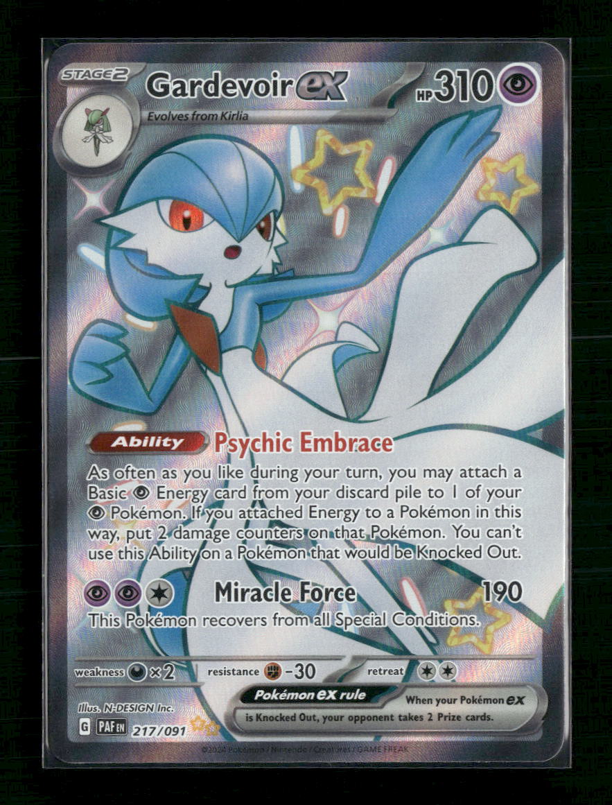 Gardevoir ex SV: Paldean Fates #217/091 - Front