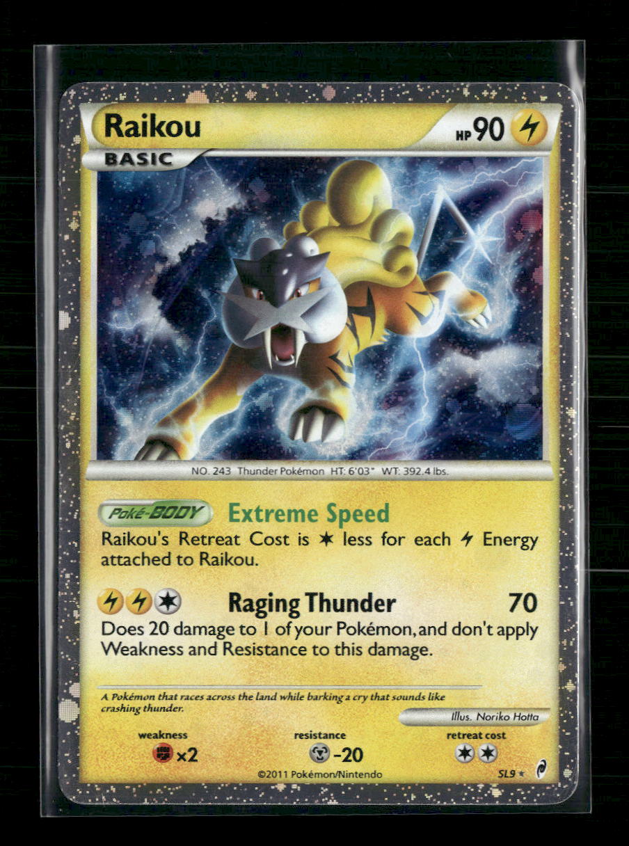 Raikou (Shiny) Call of Legends #SL9 - Front