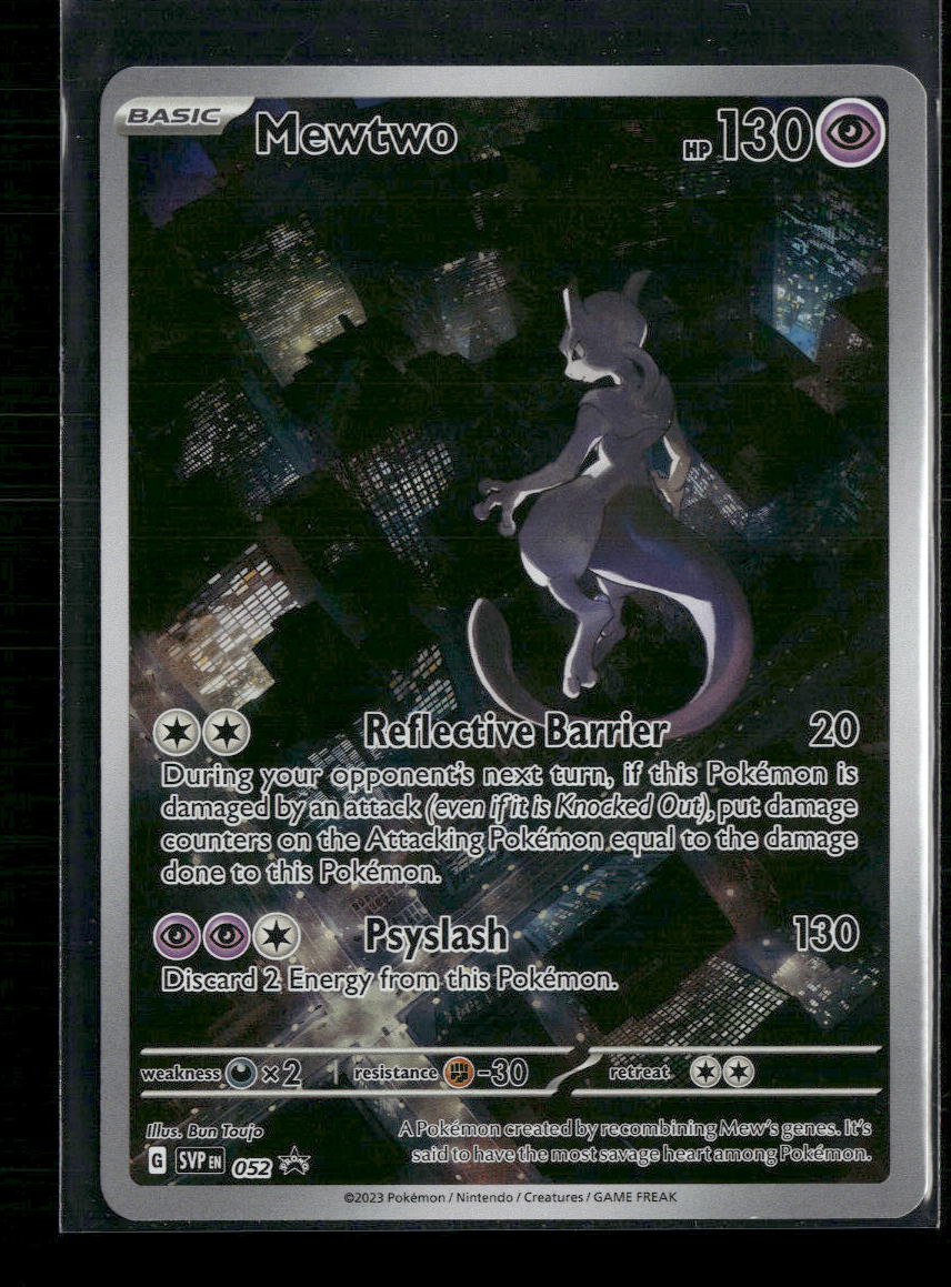 Mewtwo SV: Scarlet & Violet Promo Cards #052 - Front