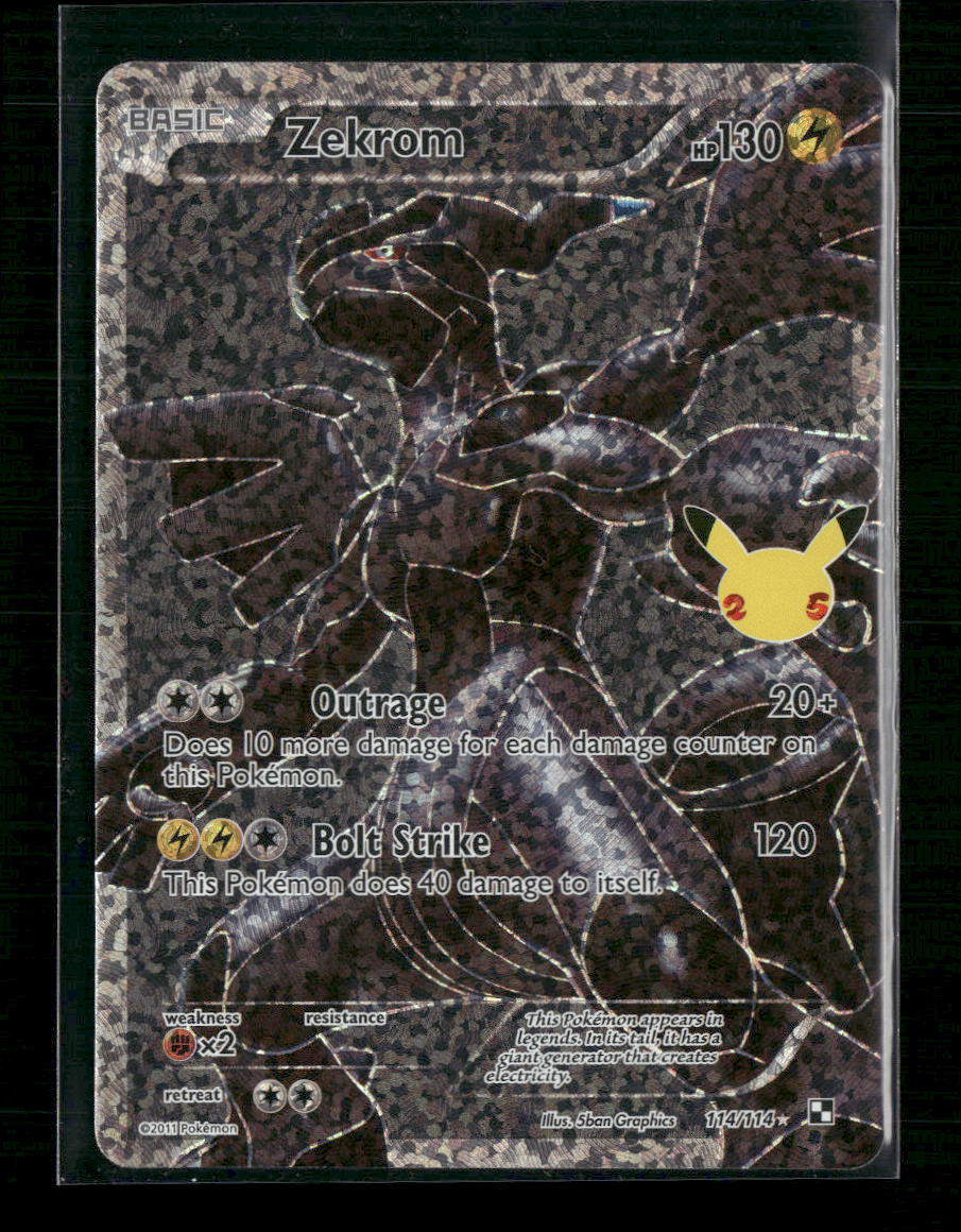 Zekrom Celebrations: Classic Collection #114/114 - Front