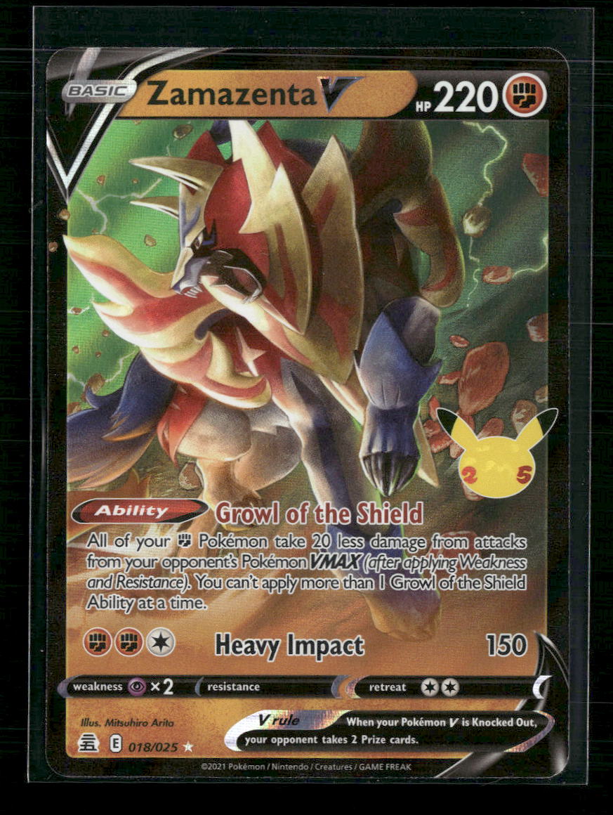 Zamazenta V Celebrations #018/025 - Front