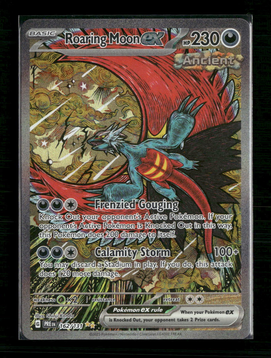 Roaring Moon ex SV: Prismatic Evolutions #162/131 - Front