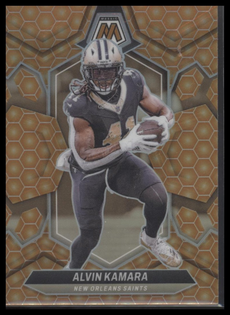 Alvin Kamara 2024 Panini Mosaic #156 Honeycomb - Front
