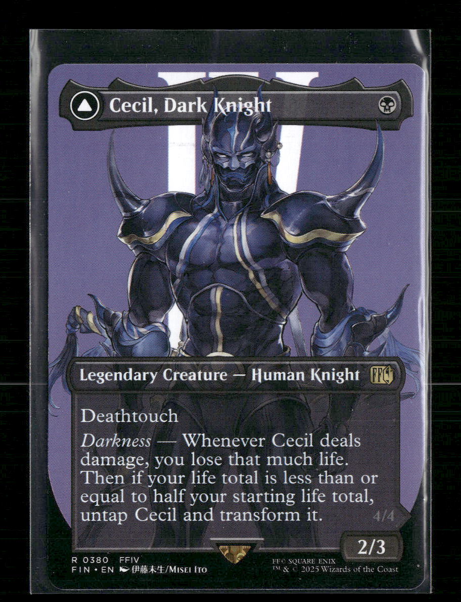 Cecil, Dark Knight (Borderless) FINAL FANTASY #380 - Front