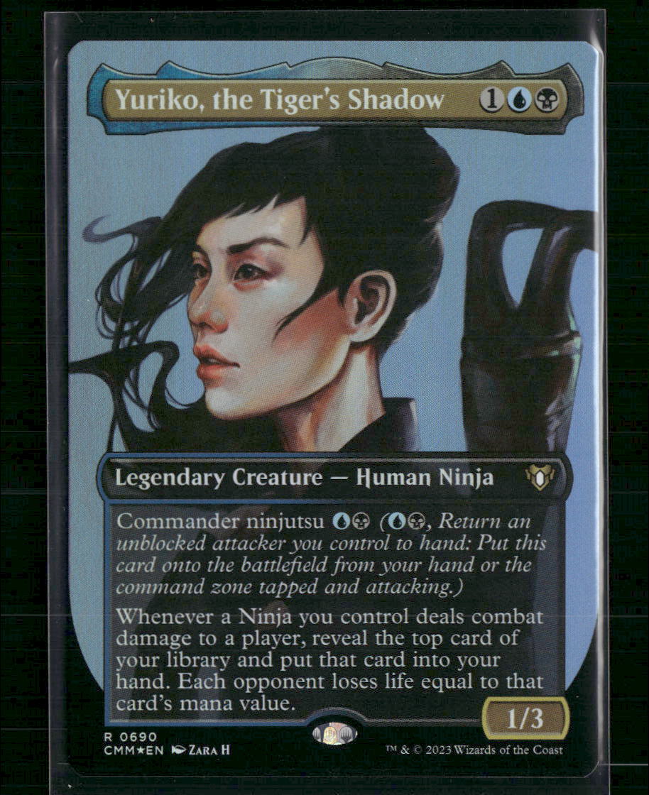 Yuriko, the Tiger's Shadow (Borderless) Commander Masters #690 Foil - Front