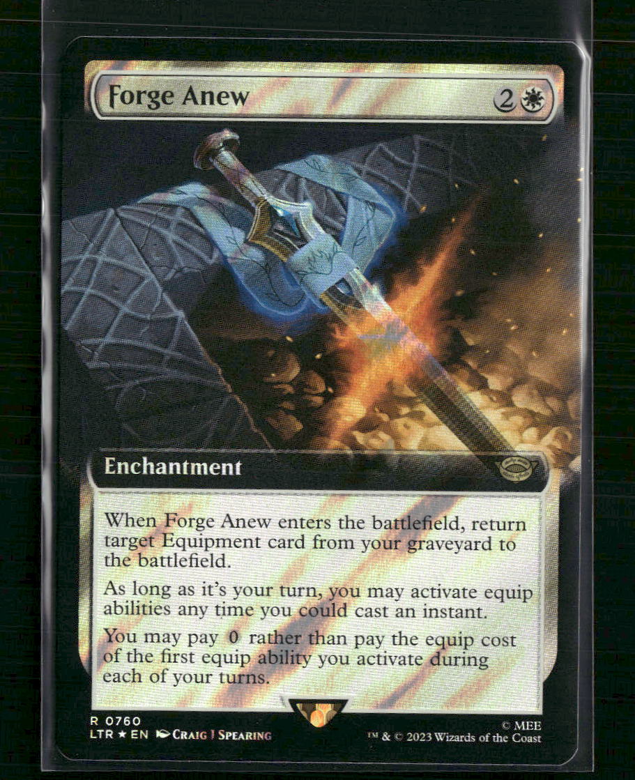 Forge Anew (Extended Art) (Surge Foil) Tales of Middle-earth #760 - Front