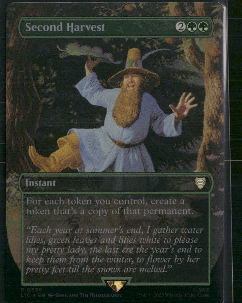 Second Harvest (Borderless) #530 Foil - Front