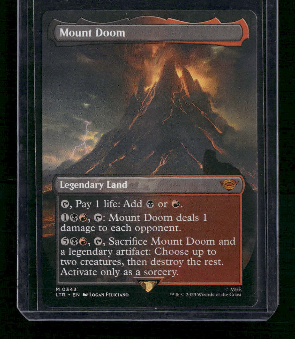 Mount Doom (Borderless) Tales of Middle-earth #343 - Front