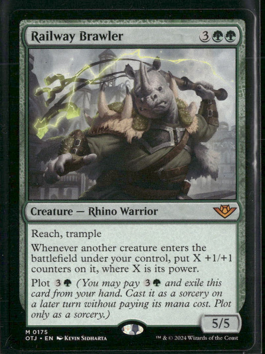 Railway Brawler Outlaws of Thunder Junction #175 - Front